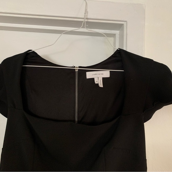 Size 10 Lark and Ro square neck shift dress - Picture 2 of 5